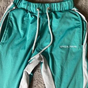 Turquoise joggers